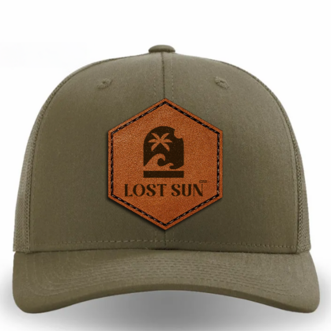 Lost Sun Leather Patch Hat